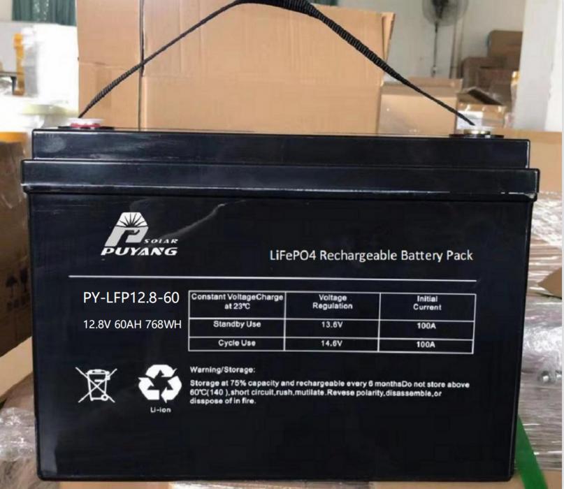 12.8V 60AH LiFePO4 Battery PY-LFP12.8-60