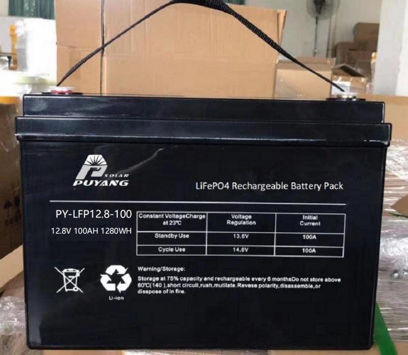 12.8V 100AH LiFePO4 Battery PY-LFP12.8-100