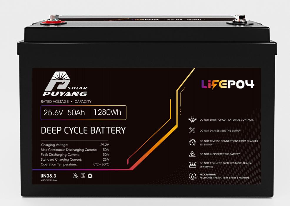 25.6V 50AH LiFePO4 Battery PY-LFP25.6-50
