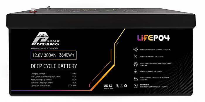 12.8V 300AH LiFePO4 Battery PY-LFP12.8-300