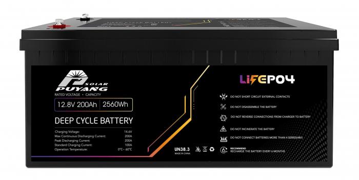 12.8V 200AH LiFePO4 Battery PY-LFP12.8-200