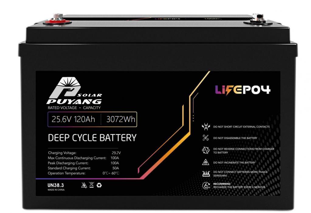 25.6V 120AH LiFePO4 Battery PY-LFP25.6-120